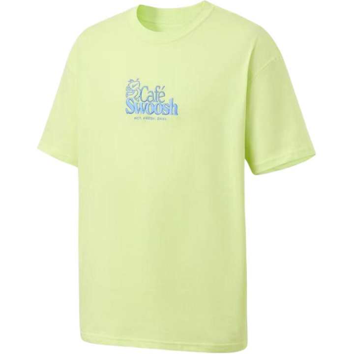 Nike Nike Swoosh T Shirts Men's Green Crew Neck Moderate