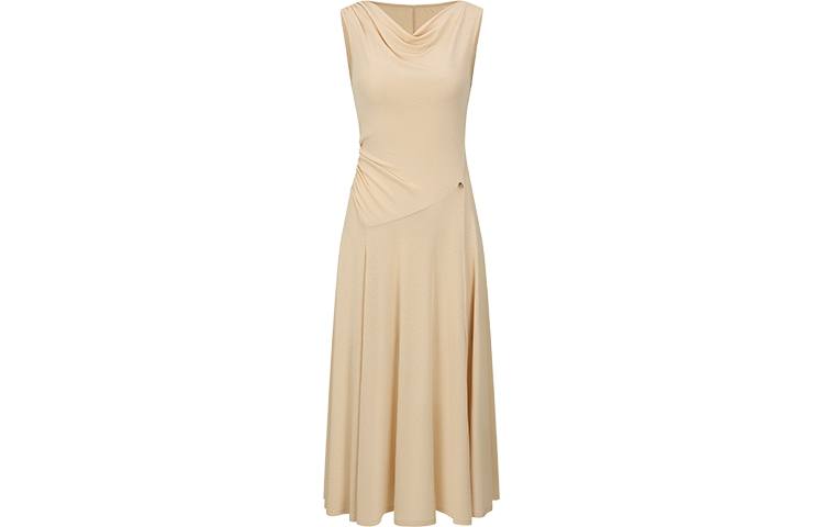 URBAN REVIVO Sleeveless Dress Women's Nude Apricot