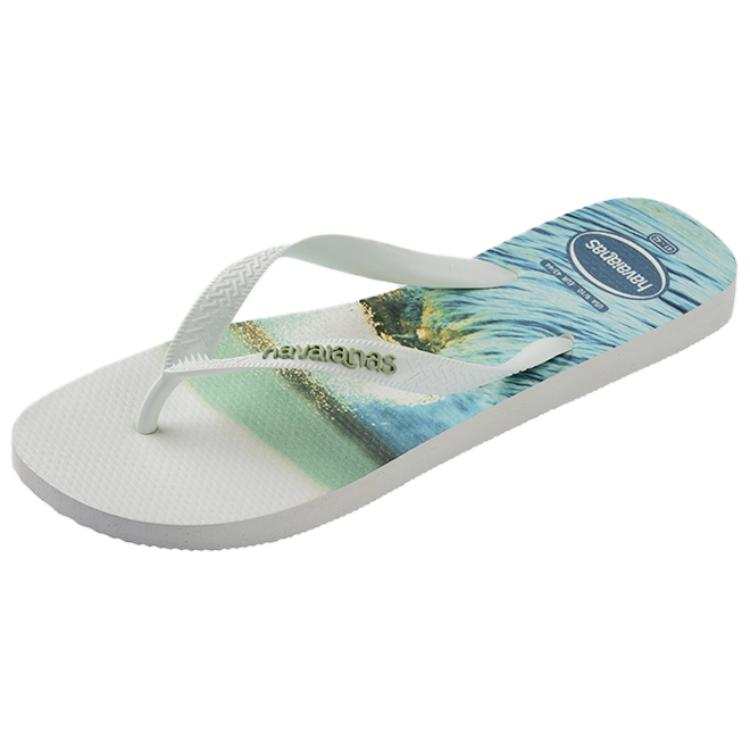 Havaianas Rubber Sole Flip Flops Men's White