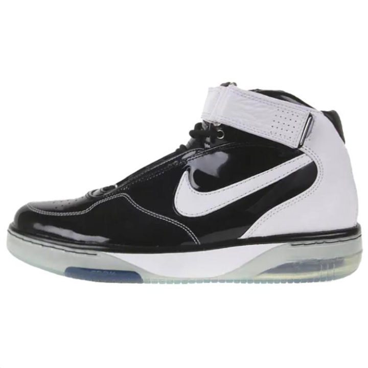 Nike Nike AIR FORCE 25 Comfortable Basketball Shoes Men's Black White