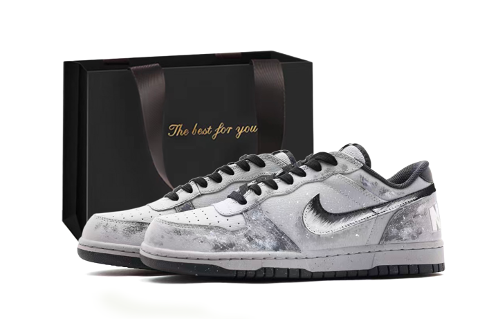 Nike Nike Big Low top Skateboard Shoes Unisex White Black