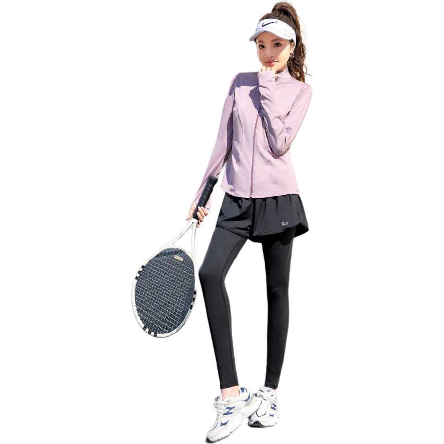 Barbie Fitness Sets Women's Stand Collar Moderate