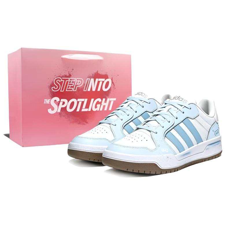 Adidas Adidas ENTRAP Blue Ocean Synthetic Leather Low top Skateboard Shoes Unisex