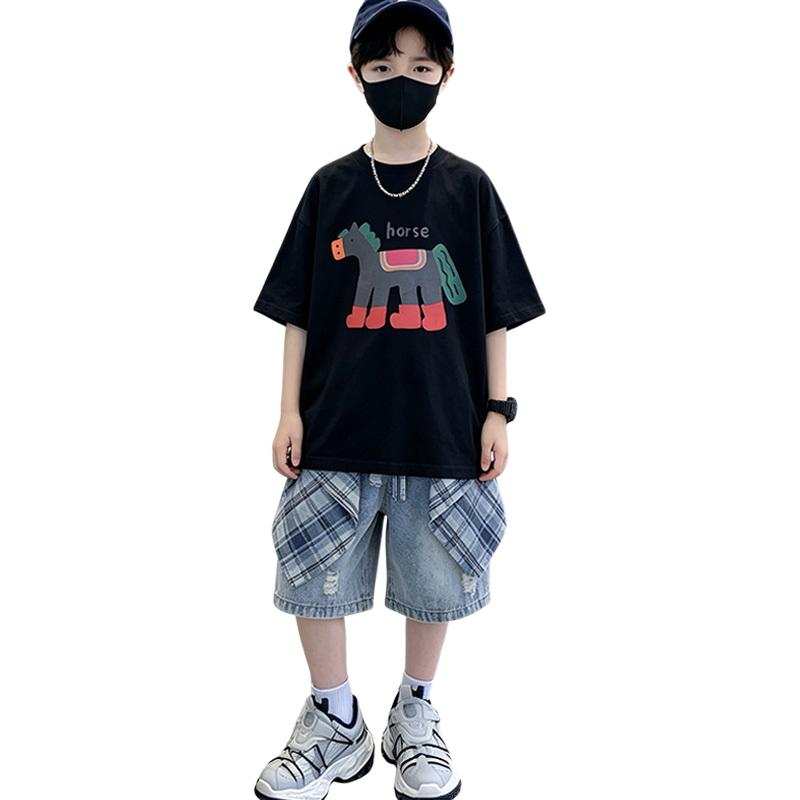 Lanza Boys Summer Clothing Sets Summer Style Teenagers