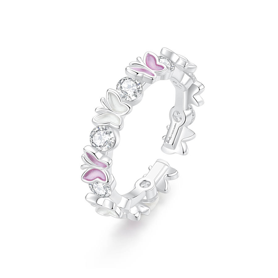 Barbie Alloy Crystal Swarovski Crystal Synthetic Cubic Zirconia Glue Drip Rings Unisex
