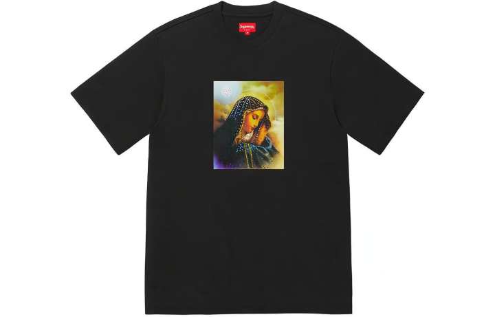 Supreme Supreme Mary Rhinestone S/S Top