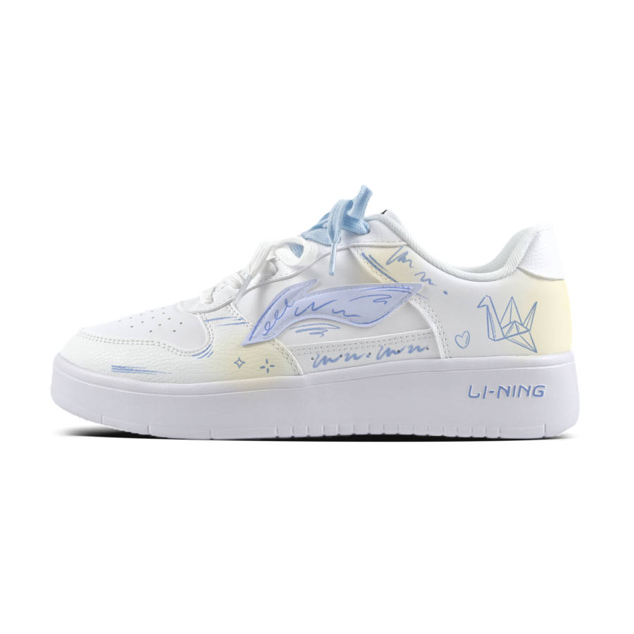 Li-Ning Li Ning Floating Boat Slip Resistant, Abrasion Resistant, Lightweight Low top Skateboard Shoes Unisex