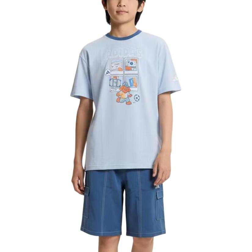 Adidas Adidas Kids Casual Sportswear Crew Neck Moderate