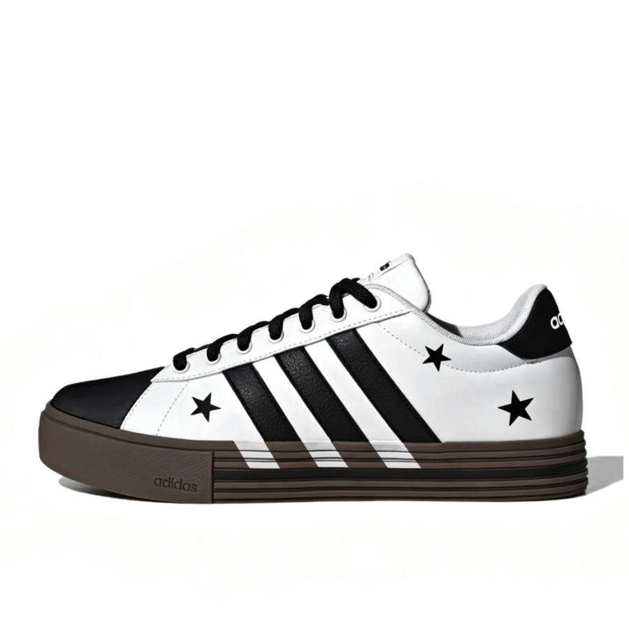 Adidas Adidas Daily 4.0 Mocha Star Whisper Low top Skateboard Shoes Casual Shoes Unisex Black White