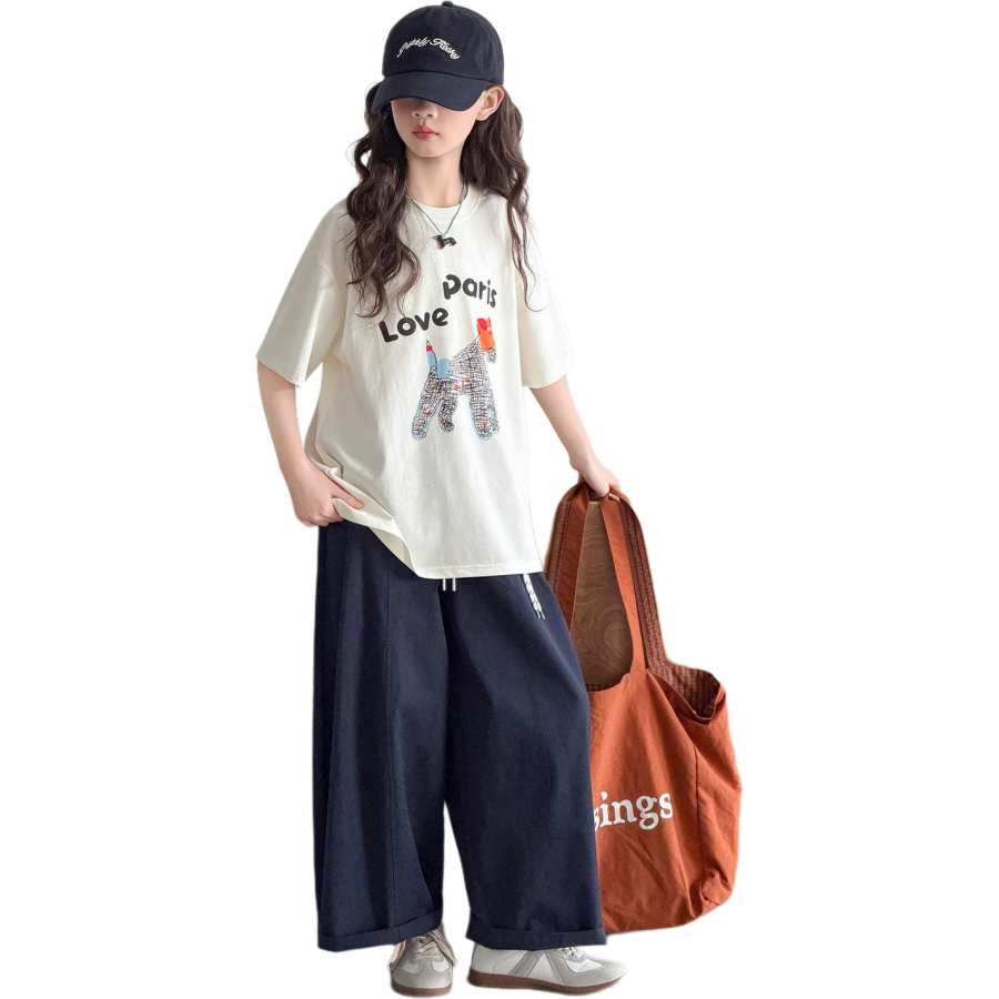 PLANDOO Kids T Shirts Crew Neck Thin Non Stretch