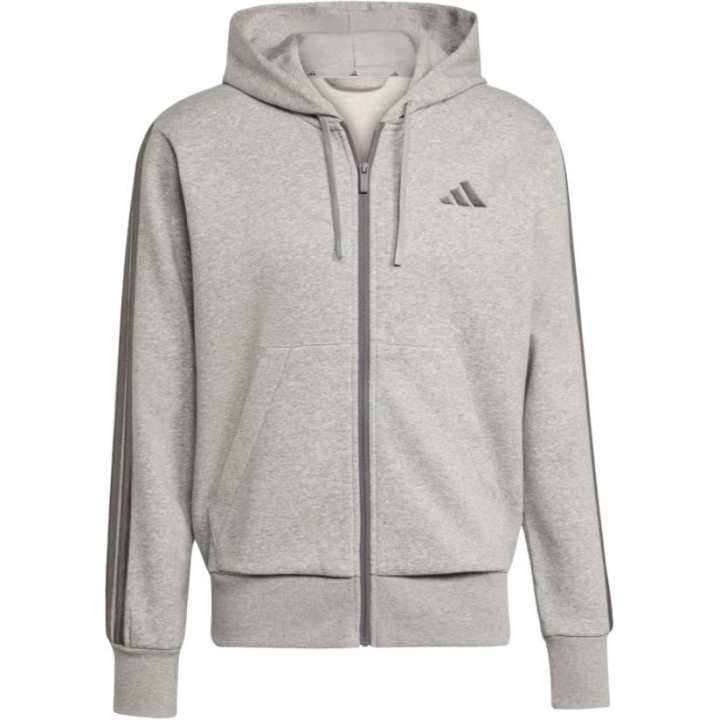 Adidas Adidas Sweatshirts Men's Medium Heather Gray Hooded Non Detachable Moderate