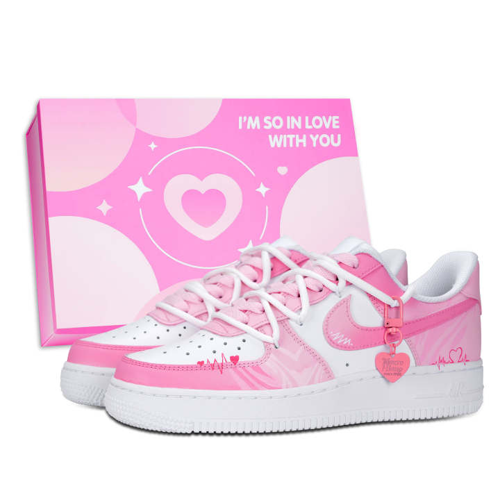 Nike Nike Air Force 1 Skateboard Shoes Women's Low Top White/Pink