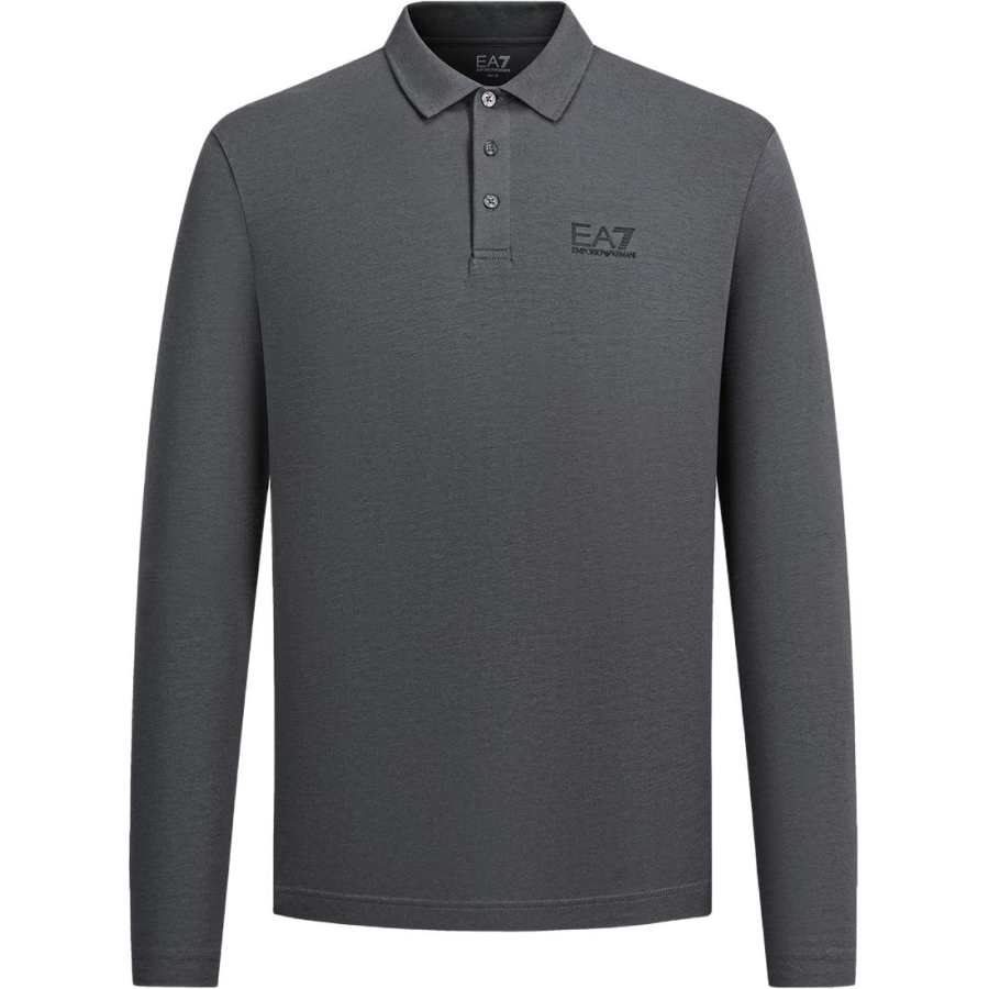 EMPORIO ARMANI EA7 Long Sleeved Polo Shirt Men's