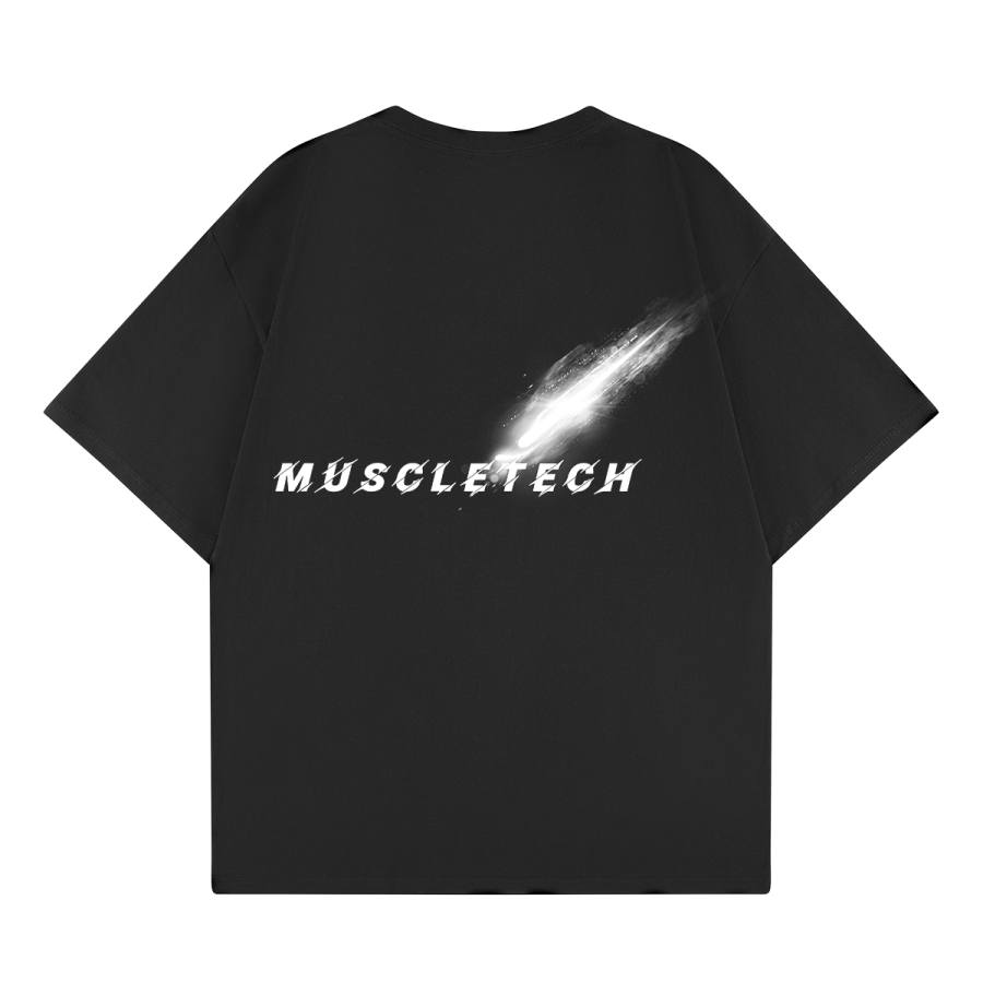 MUSCLETECH T Shirts Unisex Crew Neck Straight Fit