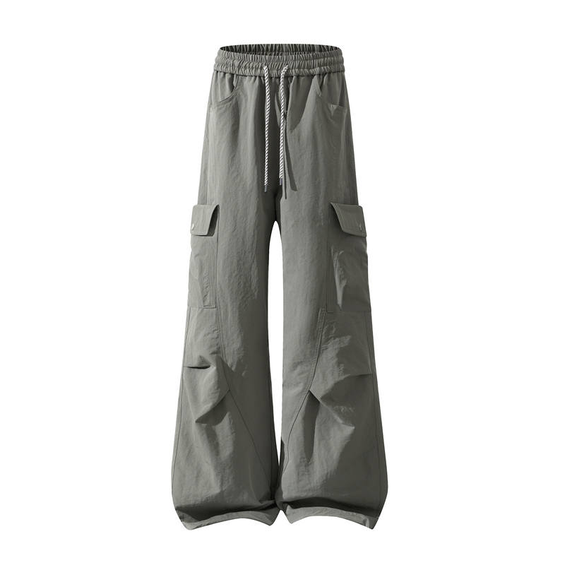 Sugarfunk Casual Pants Unisex Moderate Wide Leg Pants