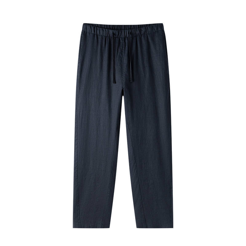 YALU Casual Pants Men's Thin Straight Fit Pants