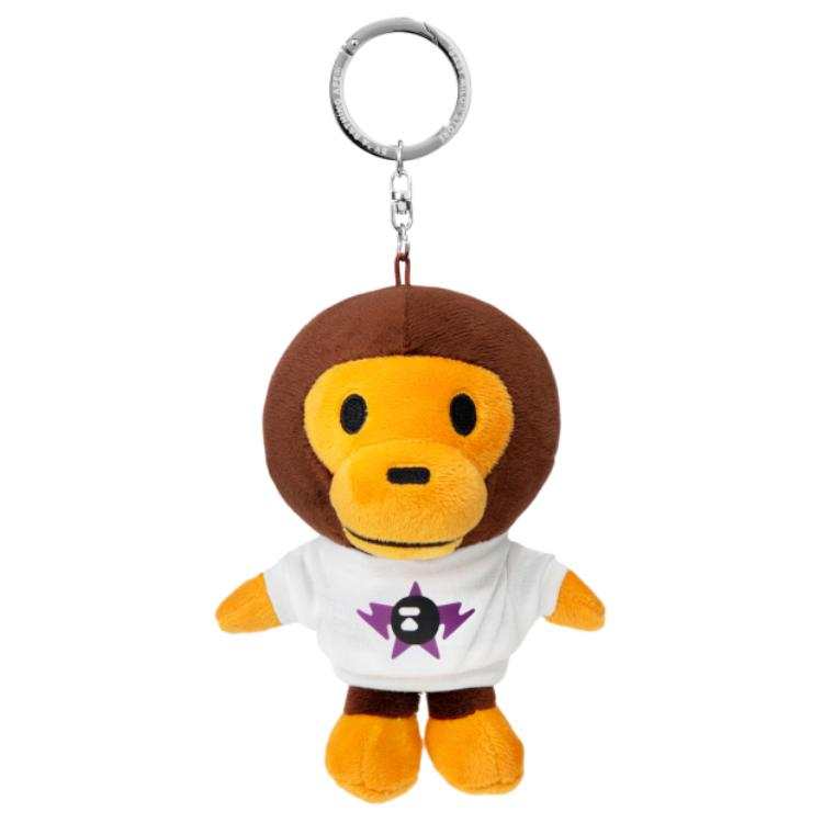 A BATHING APE A BATHING APE Polyester Charms Unisex Brown