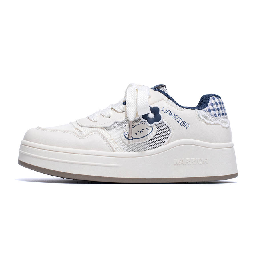 Warrior Abrasion Resistant Height Increasing Breathable Low top Skateboard Shoes Women's
