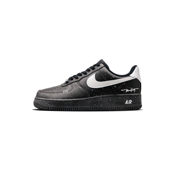 Nike Nike Air Force 1 VSilver Synthetic Leather, Leather Slip Resistant Cushioning Low top Kids' Skateboarding Shoes