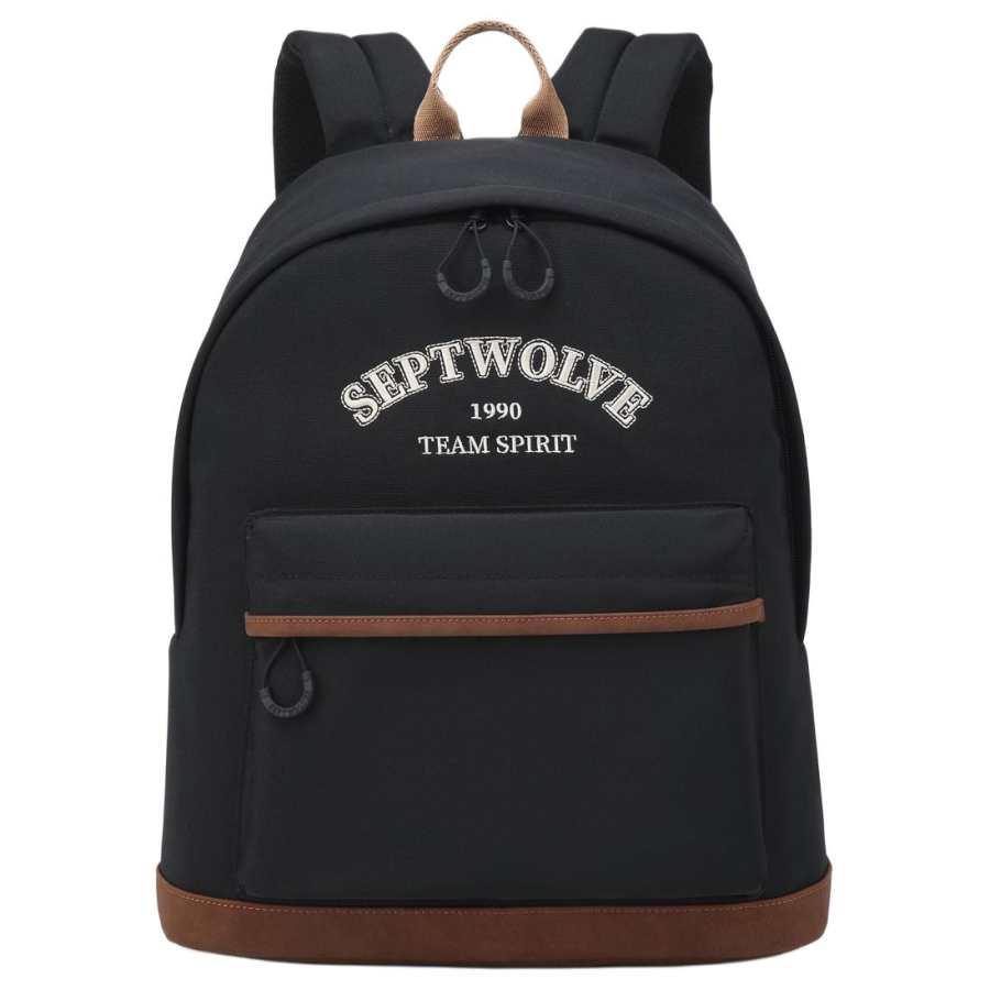 SEPTWOLVES SEPTWOLVES Fabric Backpack Regular Unisex Black/Green/Khaki
