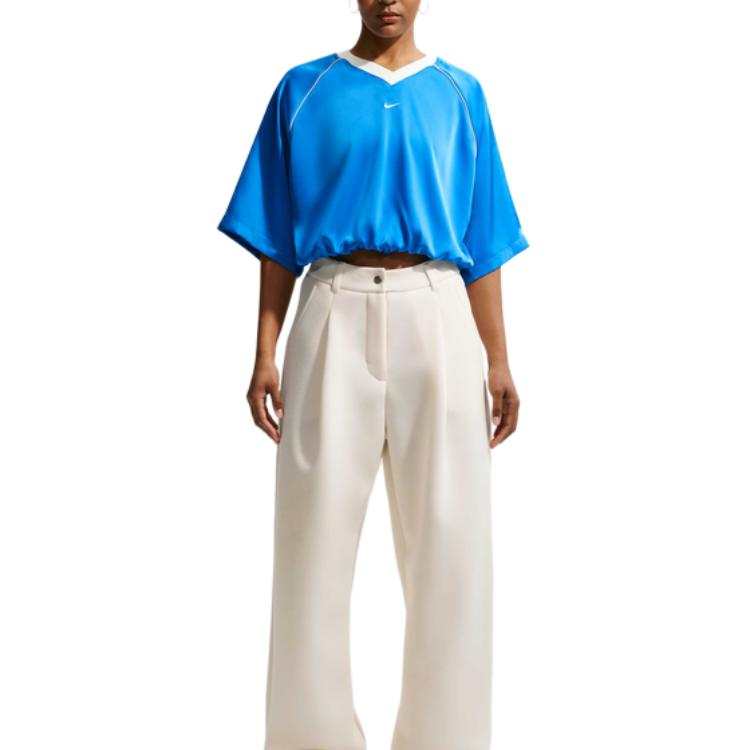Nike Nike T Shirts Women's Light Photo Blue V Neck