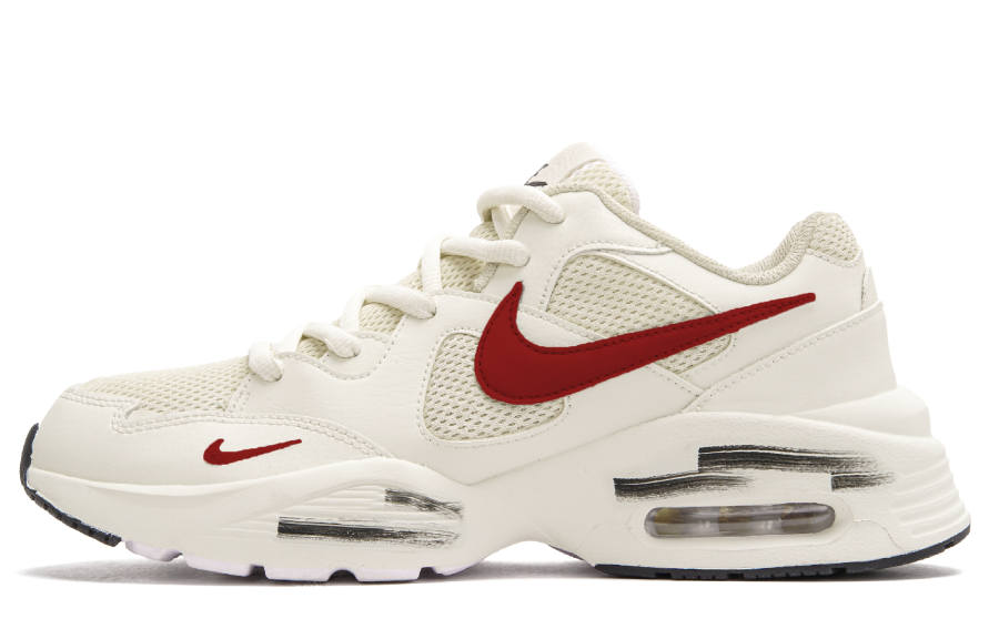 Nike Nike Air Max Fusion Low top Running Shoes Unisex Beige White Red