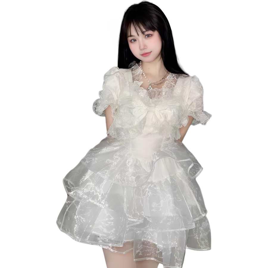 Cotton Gene Short Sleeved Dress Women's