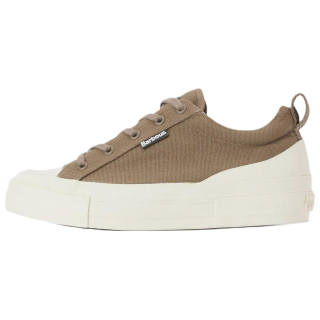 BARBOUR Stanhope Low top Canvas Shoes 3cm Women's Taupe
