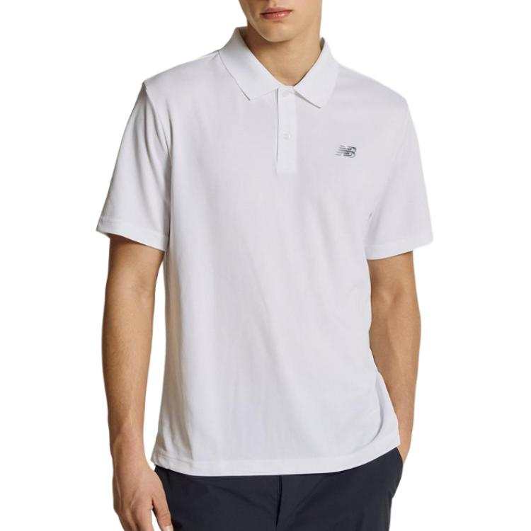 New Balance New Balance Polo Shirts Unisex White Polo Collar Moderate Other