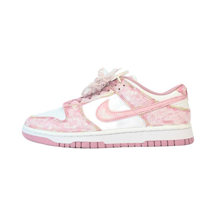 Nike Nike Dunk Cherry Blossom Lolita, Skin Flattering, Slimming, Good Looking, Girly Style Suede