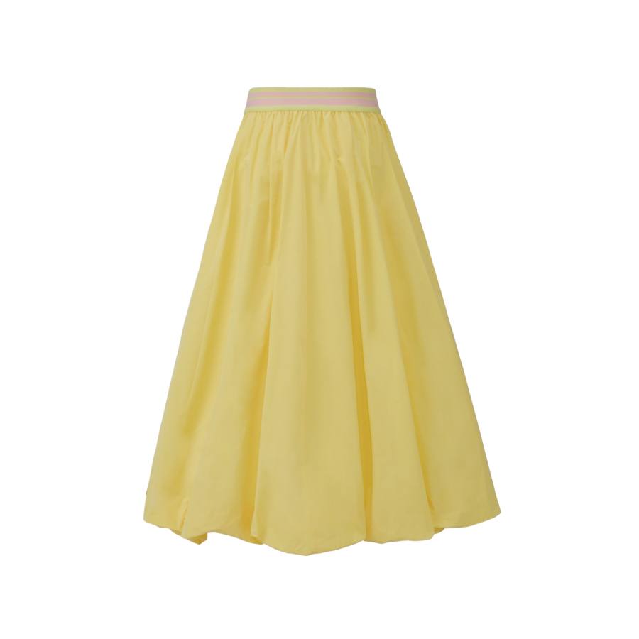Onitsuka Tiger WS LONG SKIRT Casual Long Skirt Women's Light Yellow