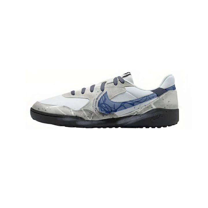 Nike Nike Terra Manta Dusty Sea Blue Island Textile, Leather Slip Resistant, Lightweight, And Breathable Low top