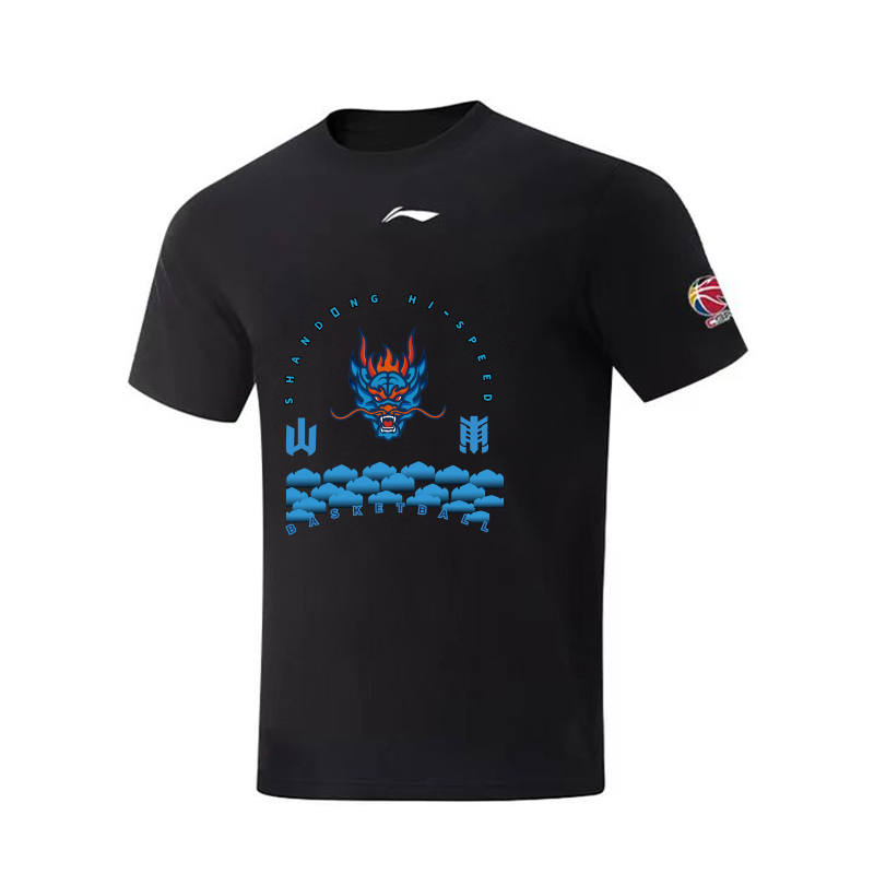 Li-Ning Li Ning CBA T Shirt Unisex Black