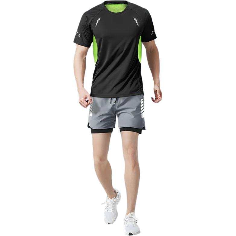 Lnga Landgre Casual Sportswear Men's Crew Neck Thin