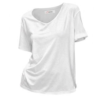 DUSHILIREN T Shirts Women's V Neck Thin Straight Fit