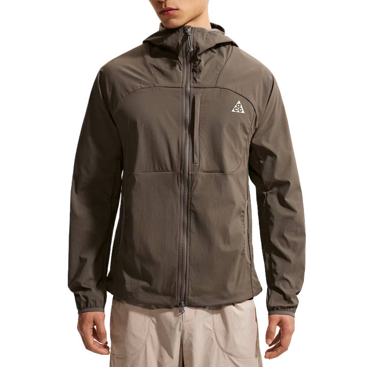 Nike Nike Jackets Men's Ore Gray/Mink Brown/Aurora Blue/Mountain White Hooded Non Detachable Moderate Other