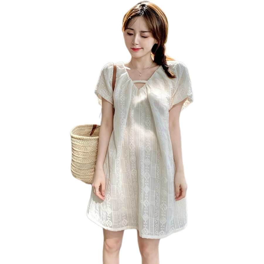 Cotton Gene Short Sleeved Dress Women's