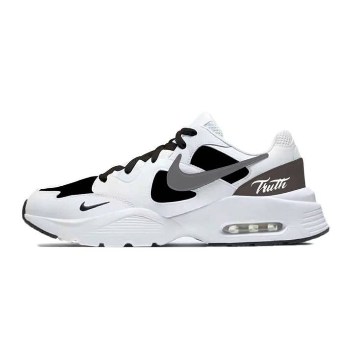 Nike Nike Air Max Fusion Fabric Cushioning Slip Resistant Abrasion Resistant Breathable Low top Running Shoes Unisex