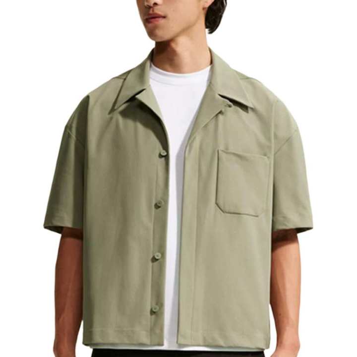 Nike Nike Shirts Men's Green Lapel Moderate