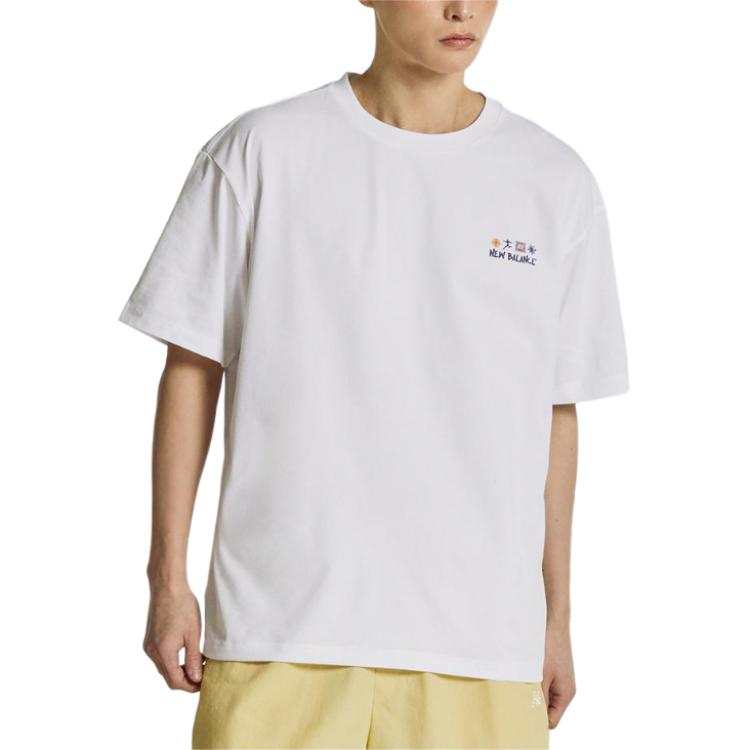 New Balance New Balance T Shirts Unisex White Crew Neck