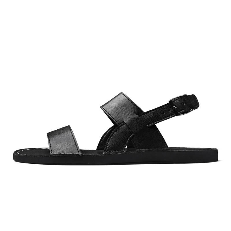 YALU Microfiber Leather Roman Sandals Men's