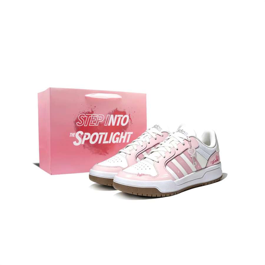 Adidas Adidas ENTRAP Pink Mist Milk Cake Synthetic Leather Low top Skateboard Shoes Unisex