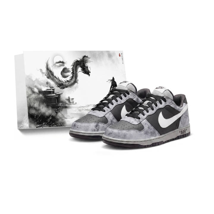 Nike Nike Big Formal Attire, Space Exploration, Transcending The Stars Slip Resistant Abrasion Resistant Low top