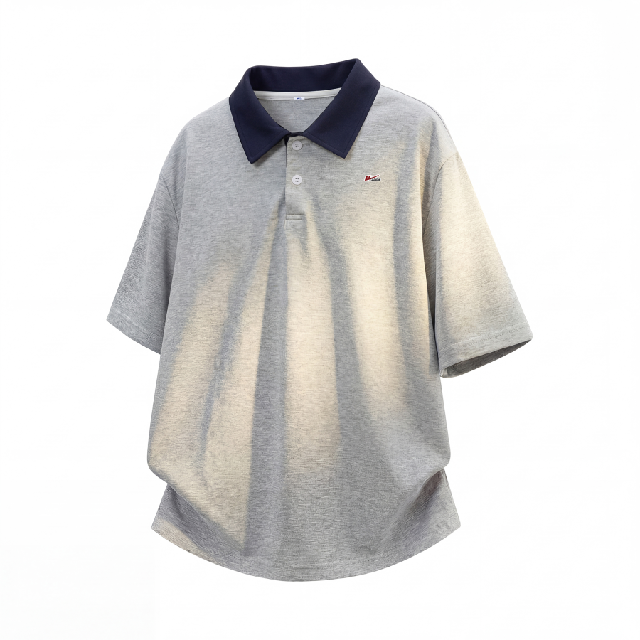 WARRIOR WARRIOR Polo Shirts Unisex Polo Collar Moderate Mock Two Piece