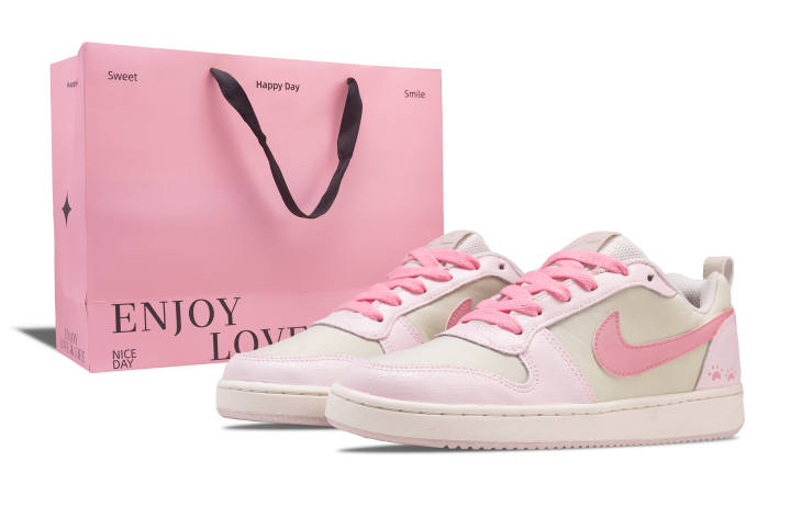Nike Nike Court Borough Heartbeat, Soft, Sweet Style, Cool Lady Leather, Mesh