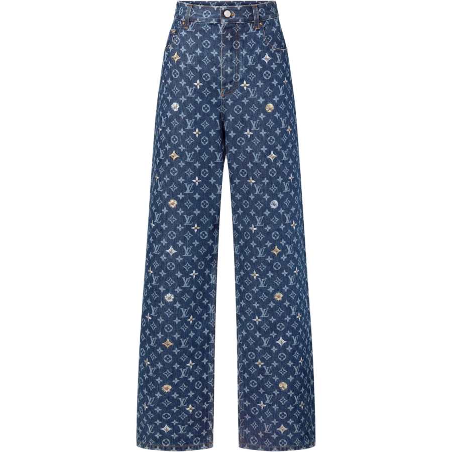 LOUIS VUITTON LOUIS VUITTON Monogram SS26 Jeans Men's Blue
