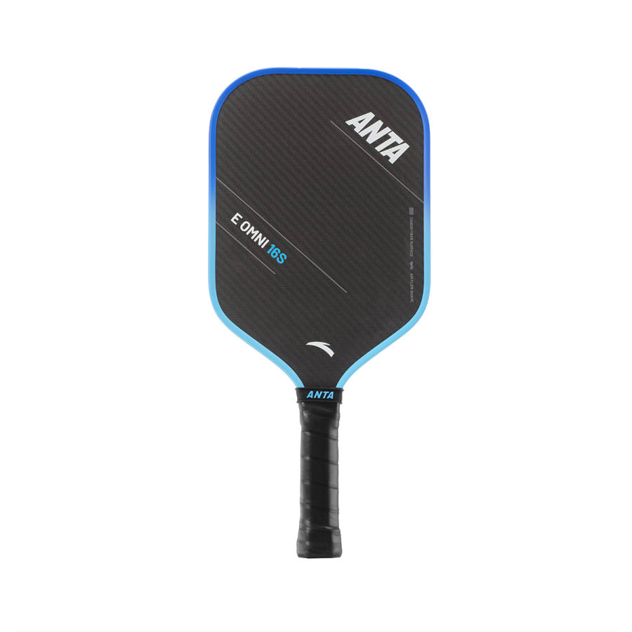 Anta Pickleball Paddles Carbon Fiber Outdoor, Sports Unisex 420*140*16mm Black Blue