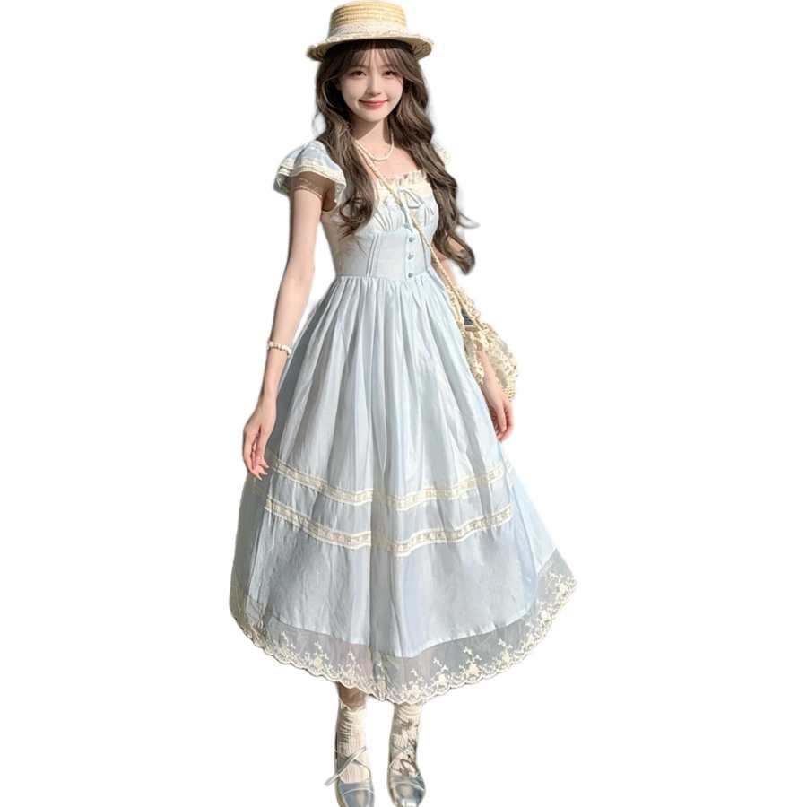 Cotton Gene Short Sleeved Dress Women's