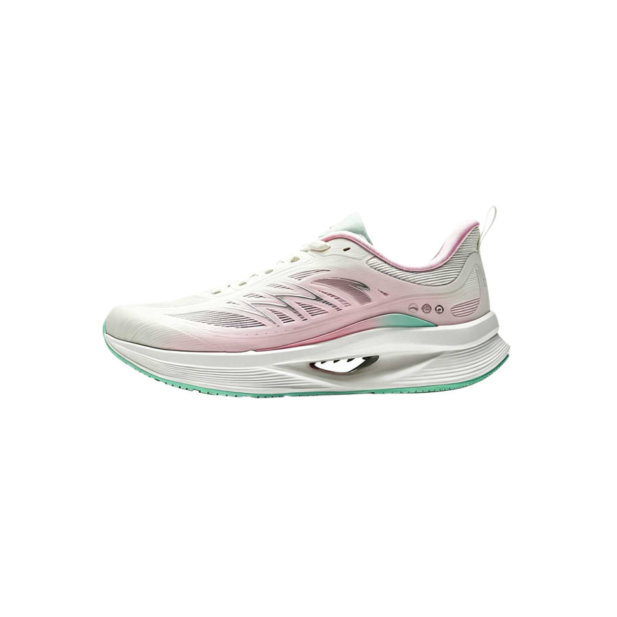 Anta Fabric Cushioning Slip Resistant Breathable Low top Running Shoes Women's