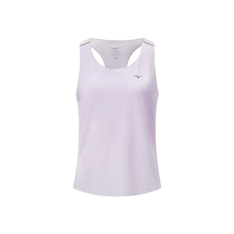 Mizuno Sleeveless Sports Shirts Women's 73/Mist Purple Moderate Other